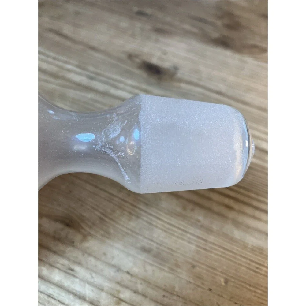 Vintage Clear Ball Hand Blown Glass Bottle Decanter Stopper Replacement 5.5”